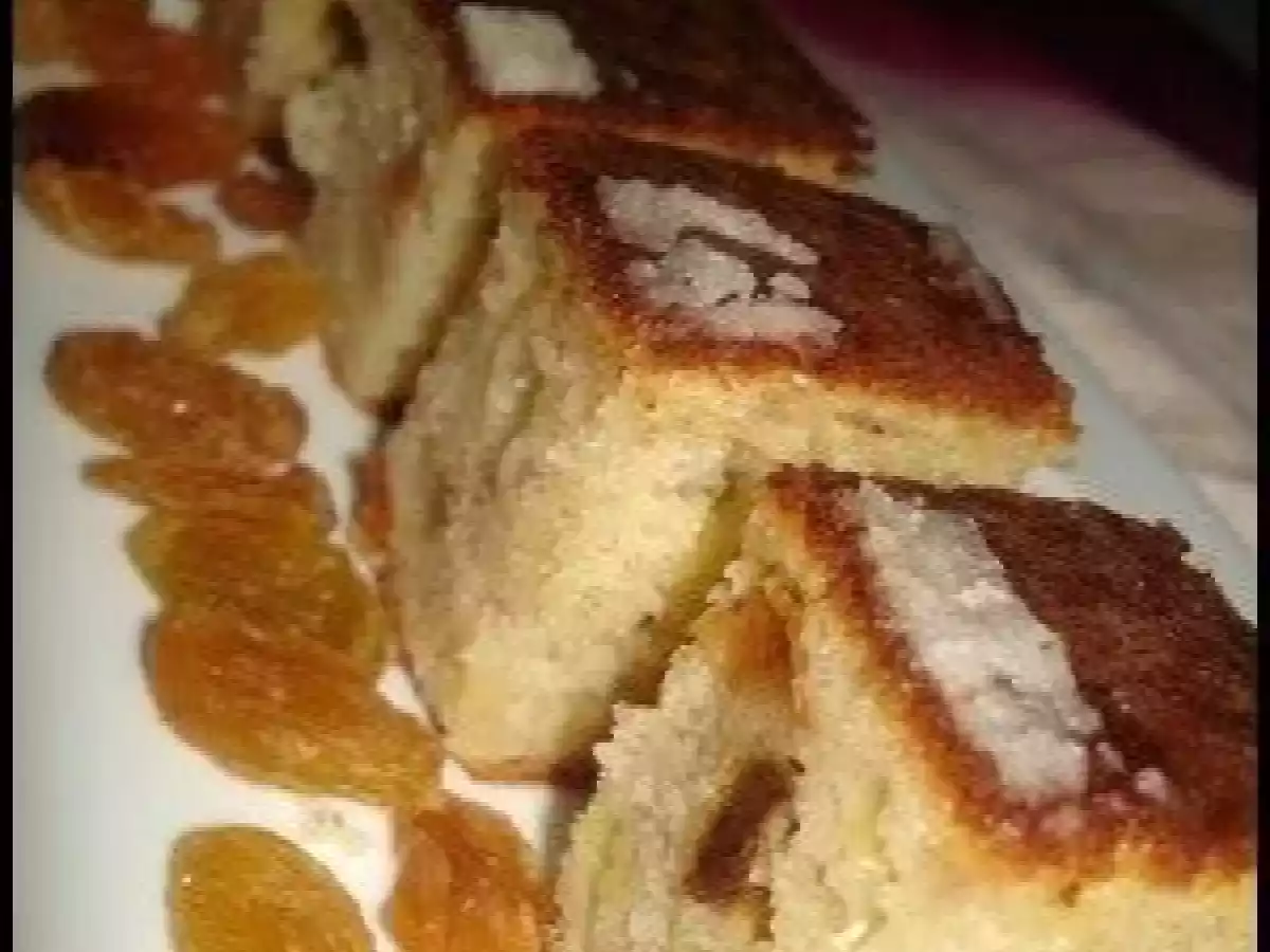 Gateau Pomme, Banane, Raisins sec