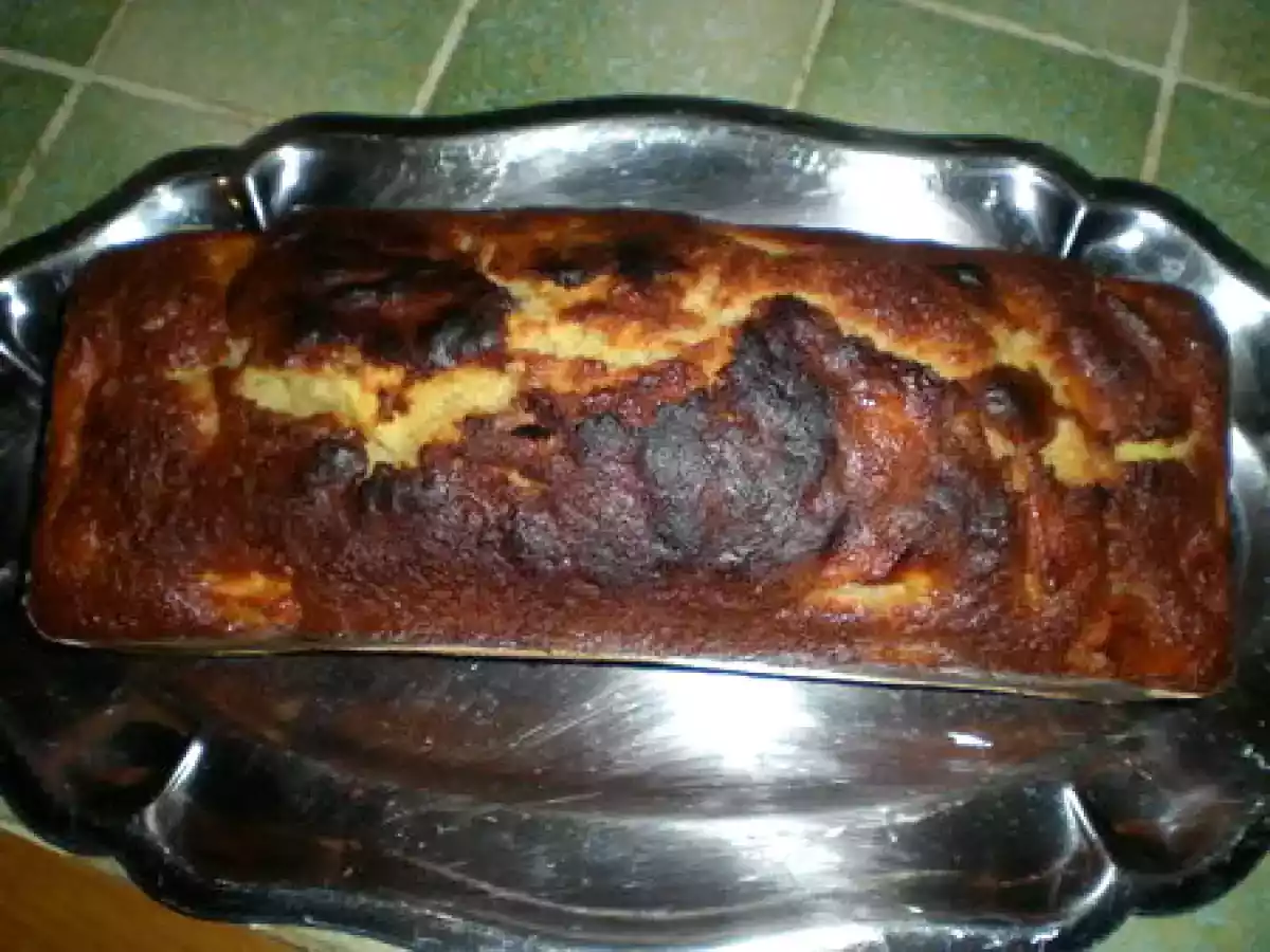 Gâteau pomme, poire, banane