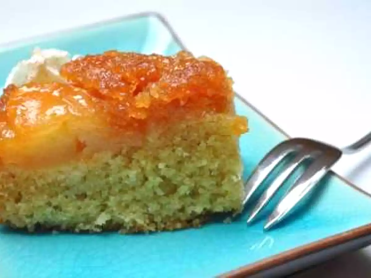 Gâteau pommes amandes façon tatin