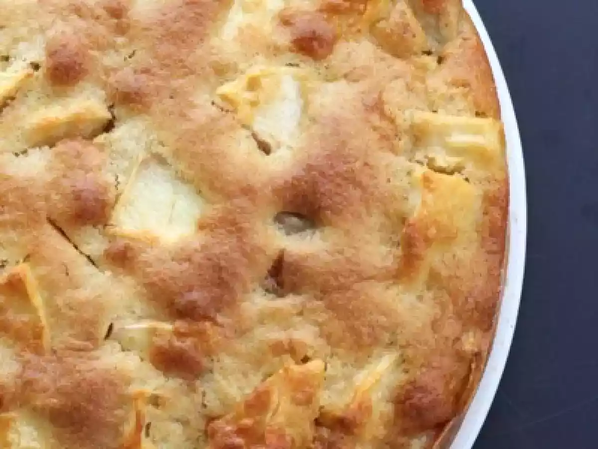 Gâteau pommes bananes sans matières grasses