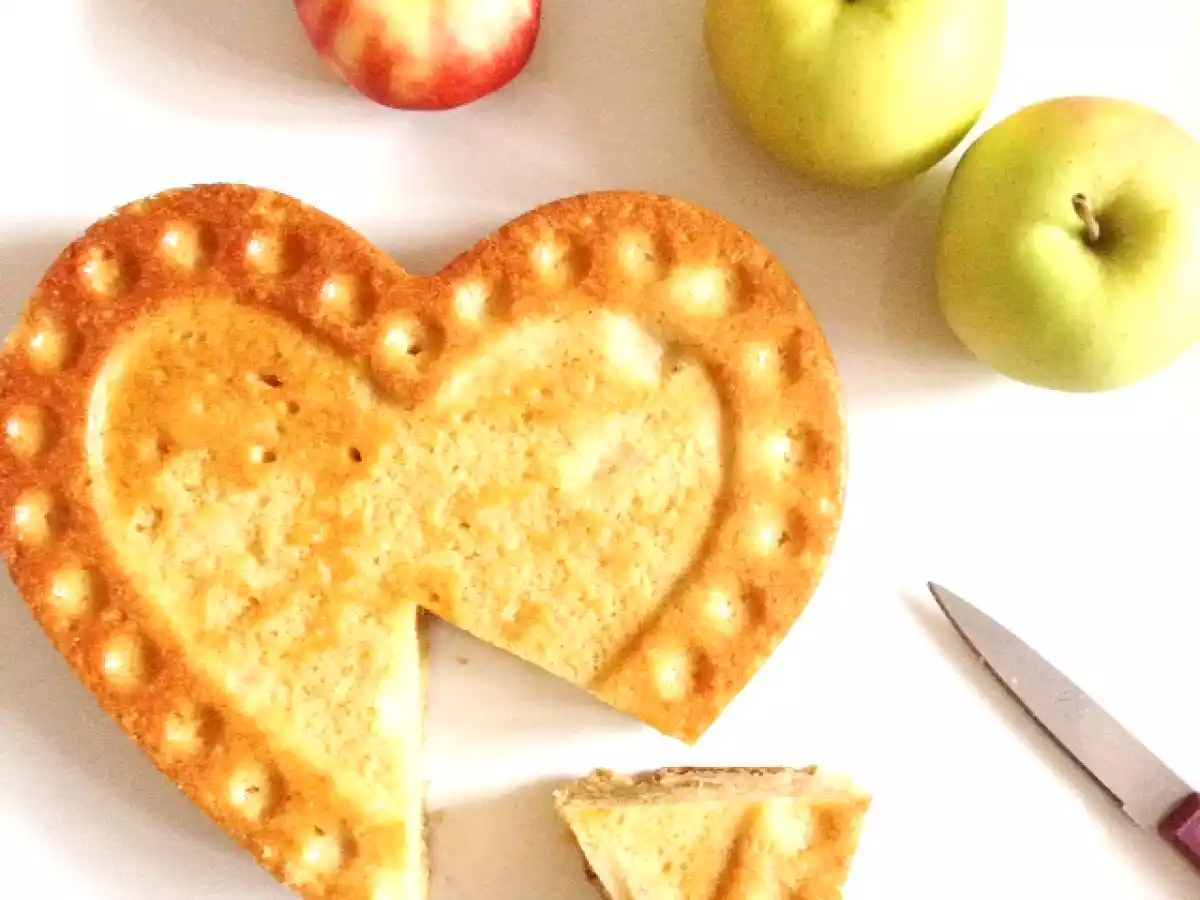 Gâteau pommes, cannelle et vanille