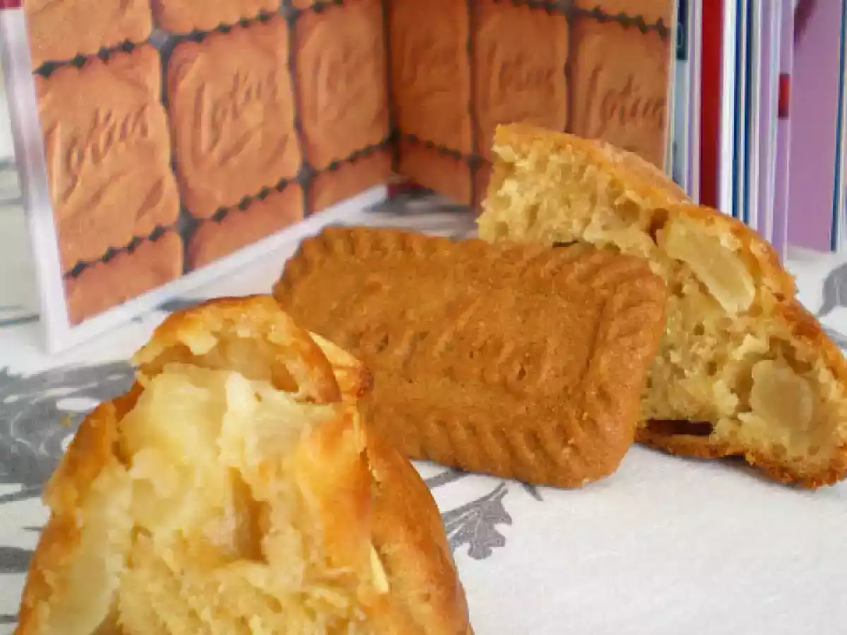 Gâteau pommes, miel et Spéculoos.