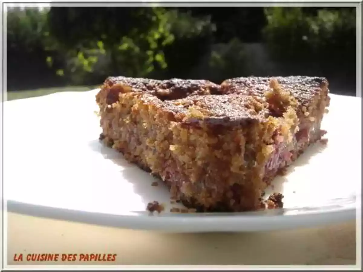 Gâteau pralinoise-framboise sans oeufs, ou le grand sauvetage ! - photo 2