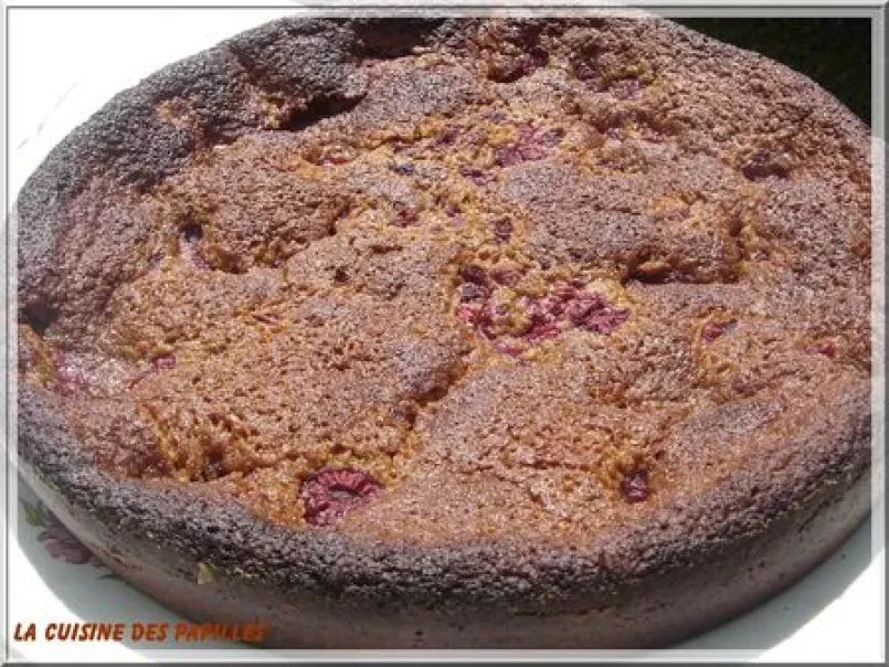 Gâteau pralinoise-framboise sans oeufs, ou le grand sauvetage ! - photo 3