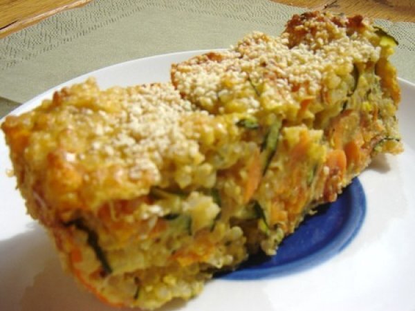 Gateau Quinoa Ricotta Et Legumes Recette Ptitchef