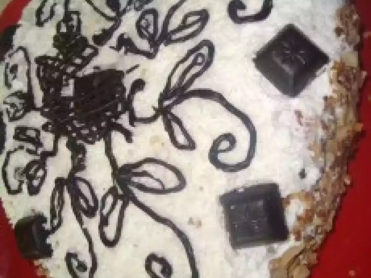 Gateau Raffaello en forme de coeur