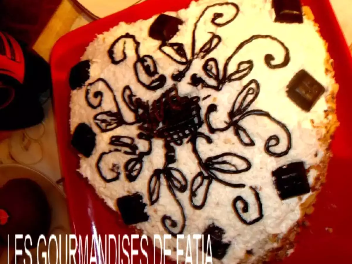 Gateau Raffaello en forme de coeur - photo 2