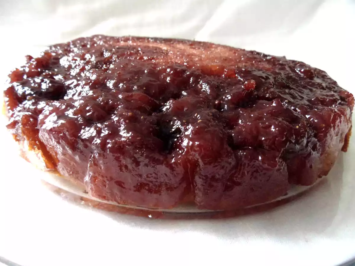 Gateau renversé à la confiture - photo 2