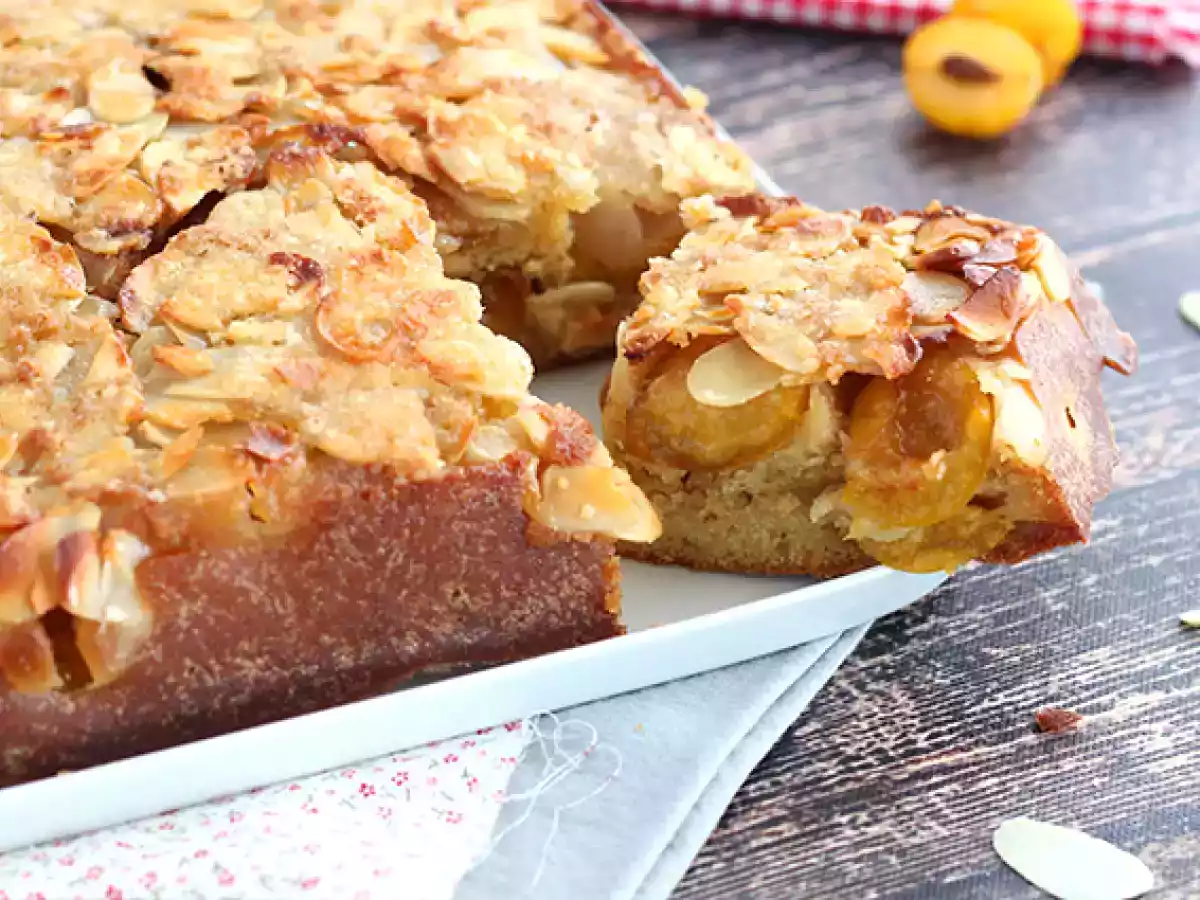 Gâteau renversé aux mirabelles et amandes - photo 2