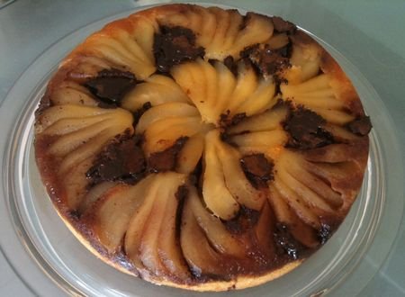 Gateau Renverse Poire Chocolat Recette Ptitchef