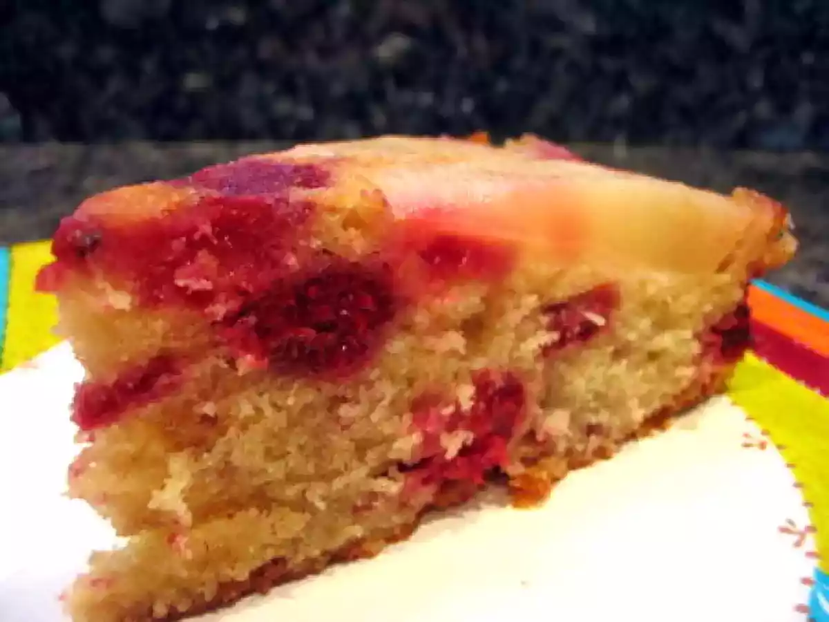 Gâteau renversé poire framboise gingembre - photo 5