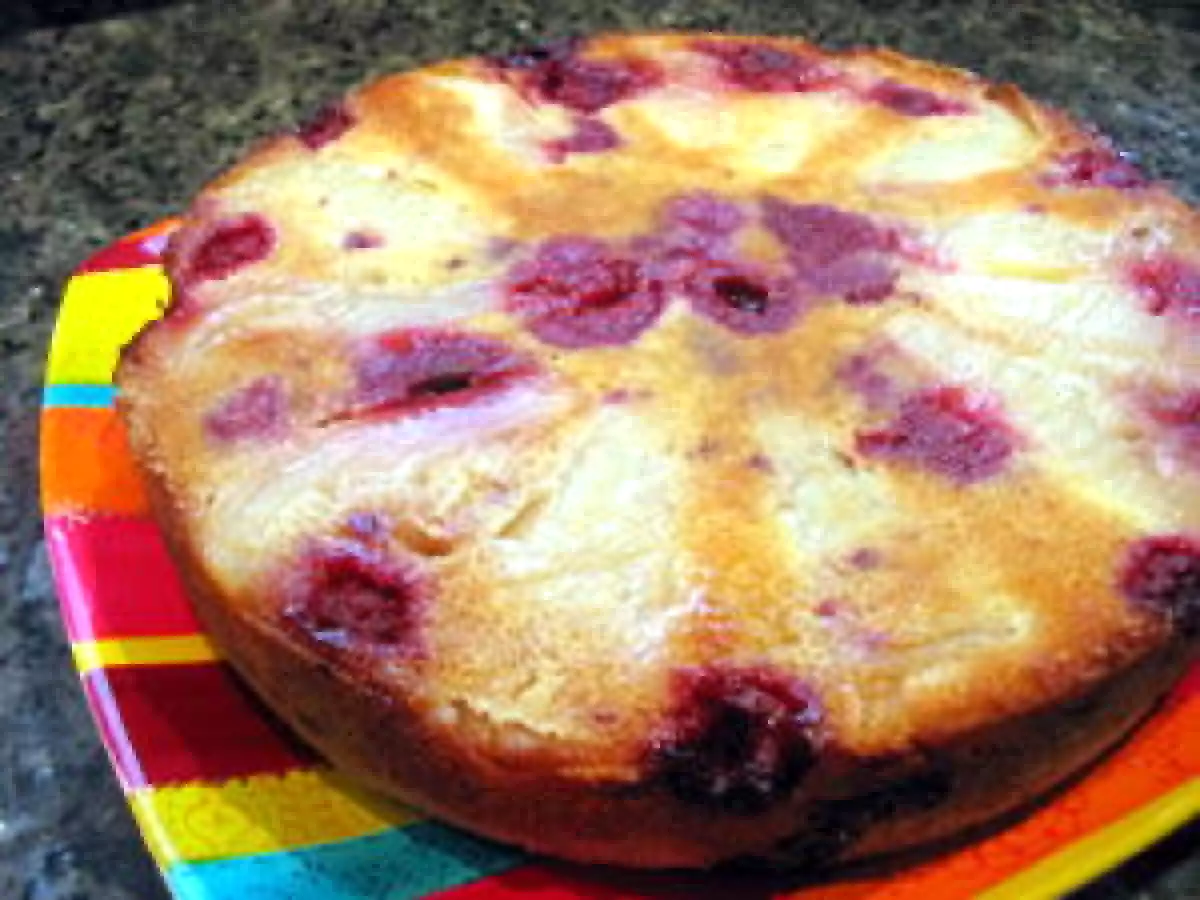 Gâteau renversé poire framboise gingembre - photo 7