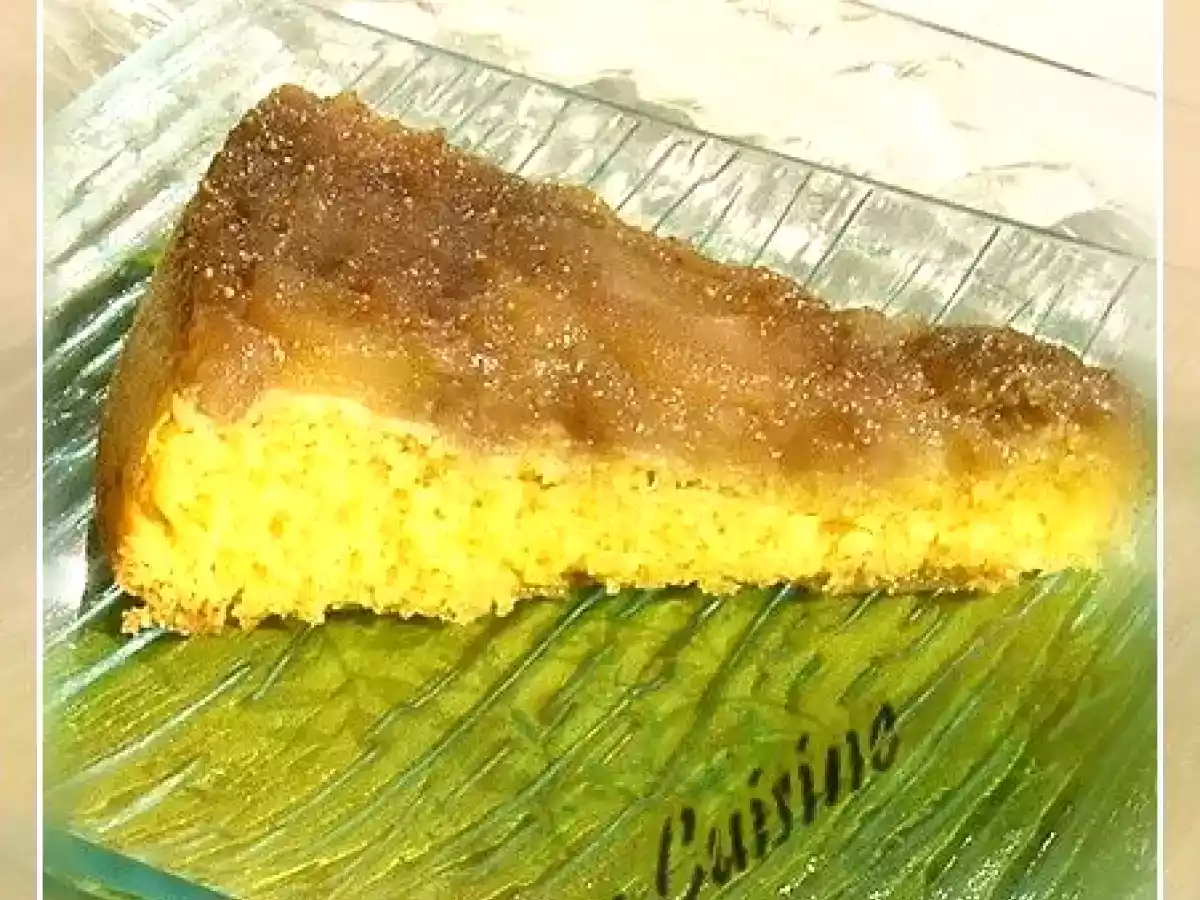 Gâteau renversé pommes figues