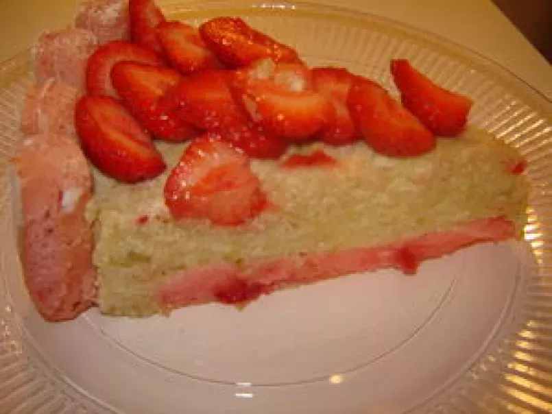 Gâteau rose à la rhubarbe - photo 2