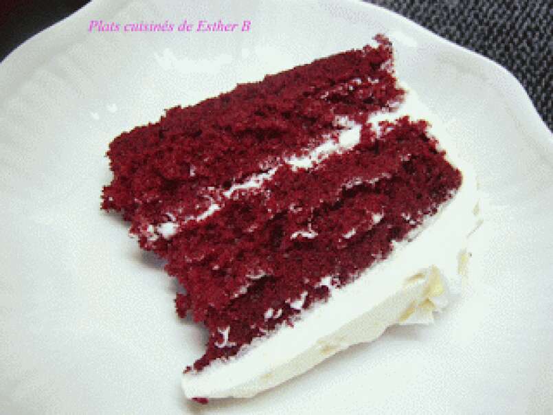 Gâteau rouge St-Valentin - photo 2