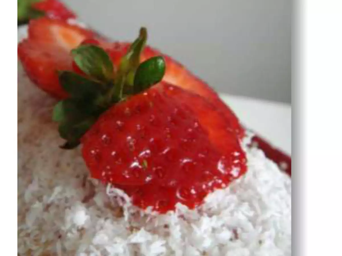 GATEAU ROULE A LA CONFITURE DE FRAISES ULTRALIGHT. - photo 3