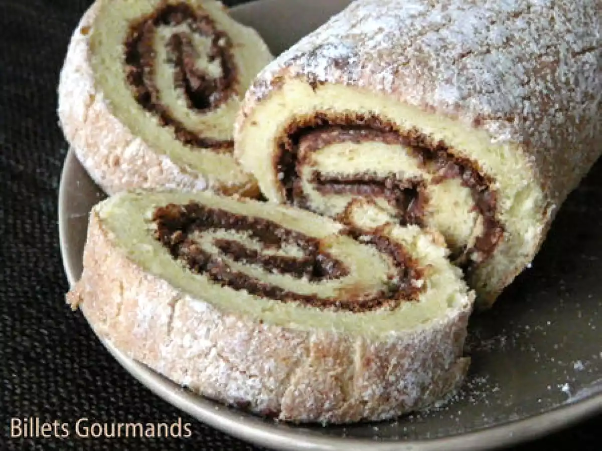 Gâteau roulé au chocolat