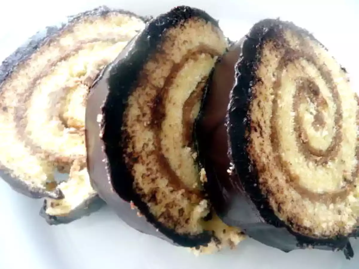 Gàteau roulé chocolat-spéculos - photo 2