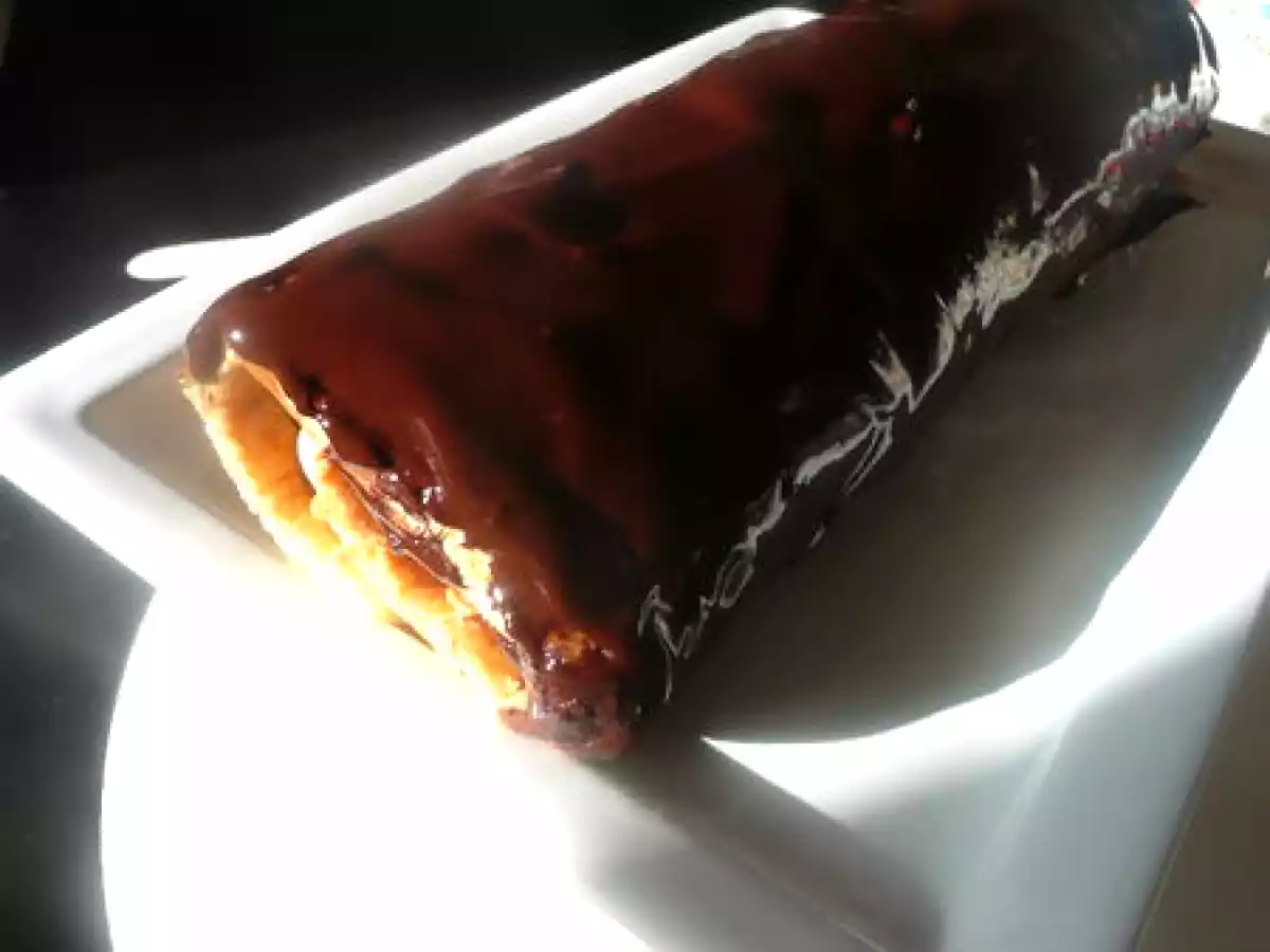 Gàteau roulé chocolat-spéculos - photo 4