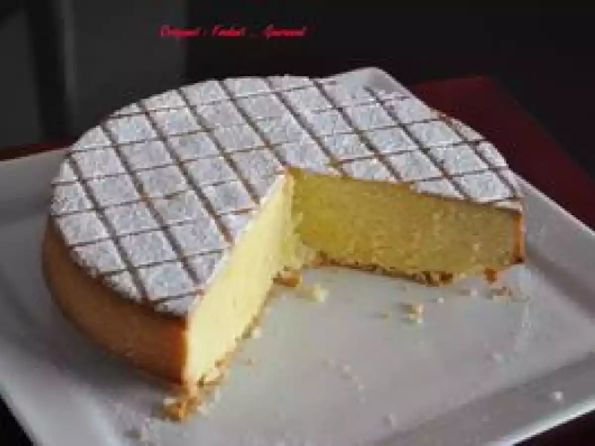 GÂTEAU SABLÉ à l'ITALIENNE