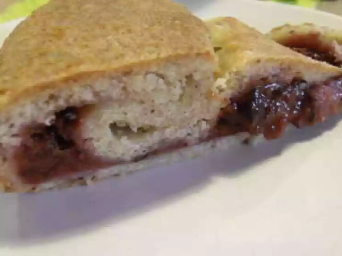 Gâteau sablé à la compote de quetsche