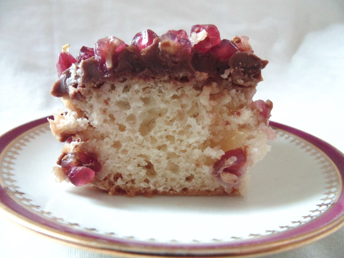 Gateau Sans Oeuf Glace Au Chocolat Et A La Grenade Recette Ptitchef