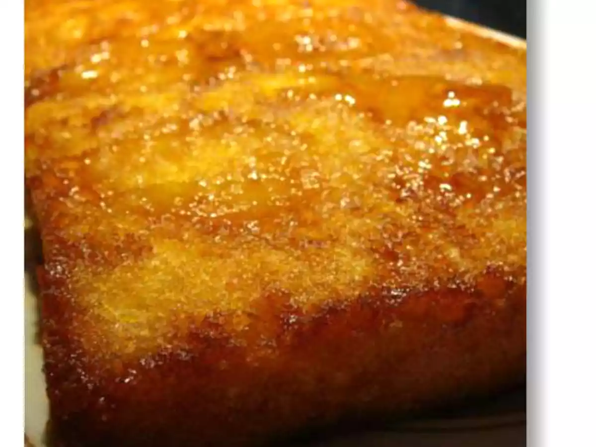 GATEAU SIRUPEUX AU CITRON