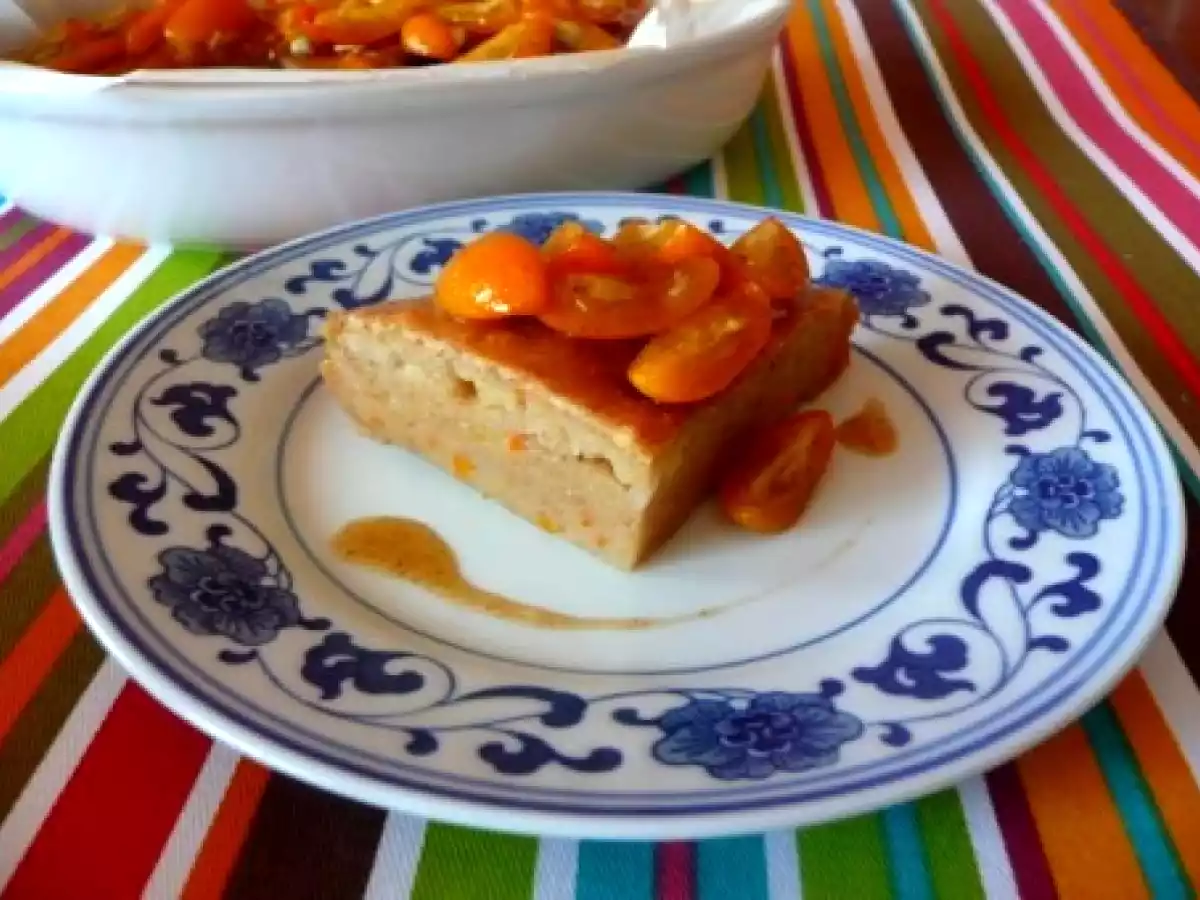Gâteau spongieux caramélisé aux kumquats et à l'orange douce - photo 2