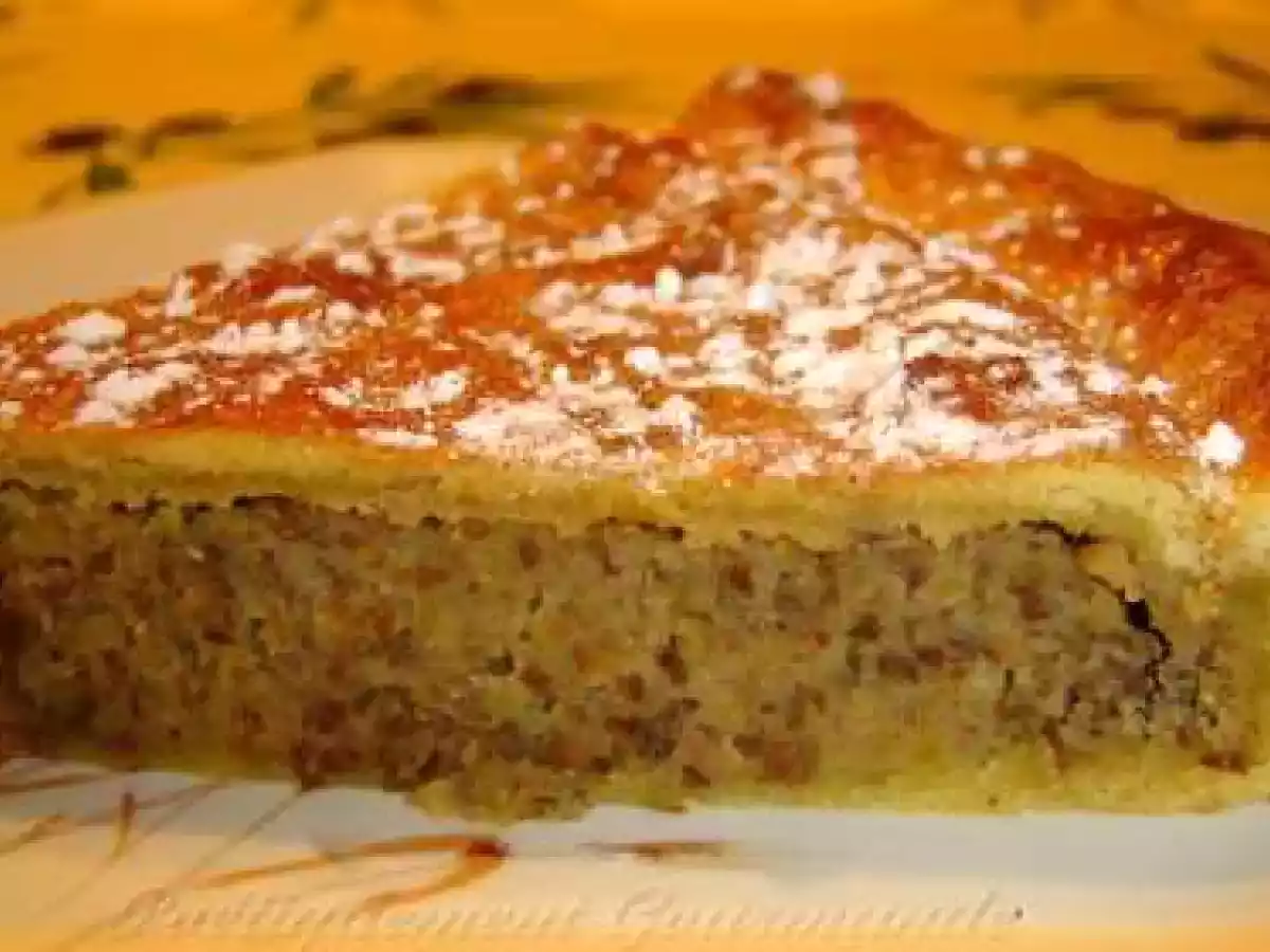 Gâteau sucré aux lentilles vertes du Puy