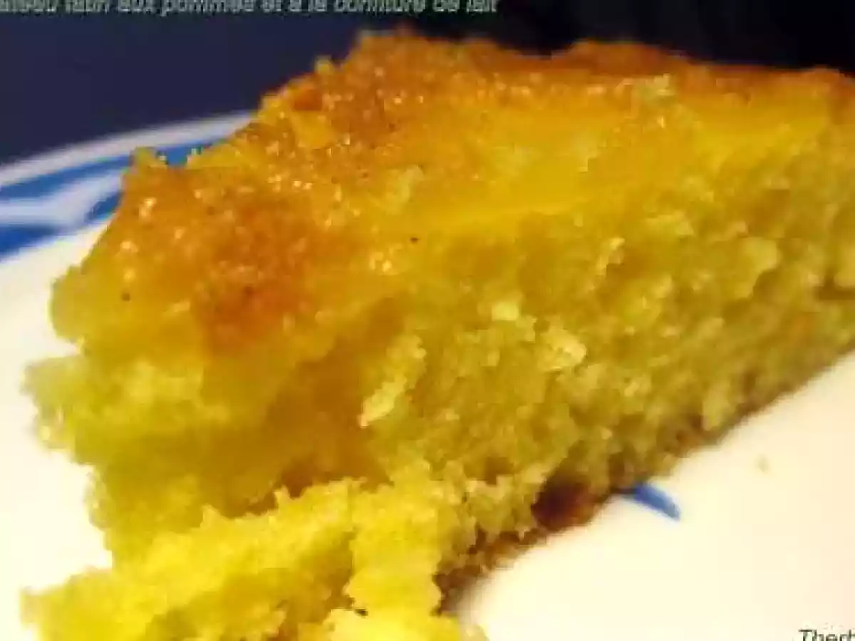 Gâteau tatin aux pommes et à la confiture de lait