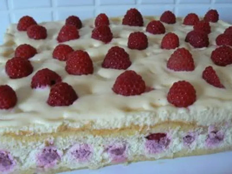 Gâteau Tiramisu aux framboises - photo 2