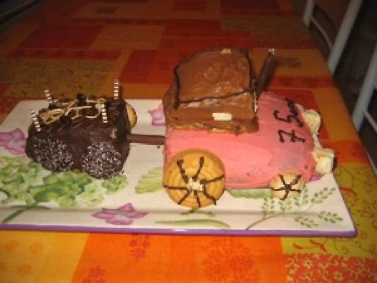 Gâteau tracteur