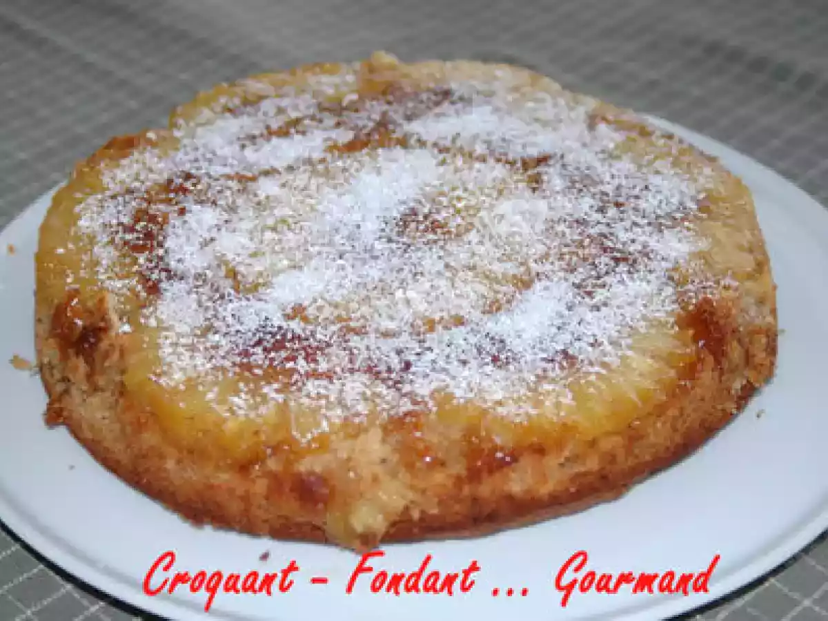 GÂTEAU TROPICAL à l'ANANAS