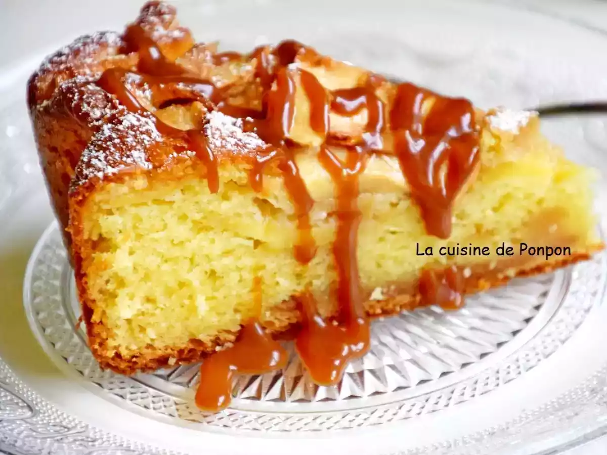 Gâteau yaourt aux pommes