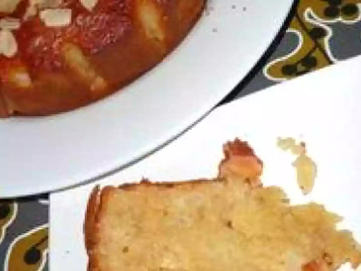 Gâteau yaourt, poires, amandes effilées - photo 2