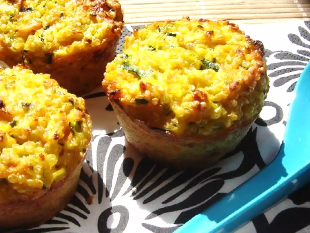 Gâteaux Crousti-Fondant Quinoa Chèvre et Légumes - photo 2