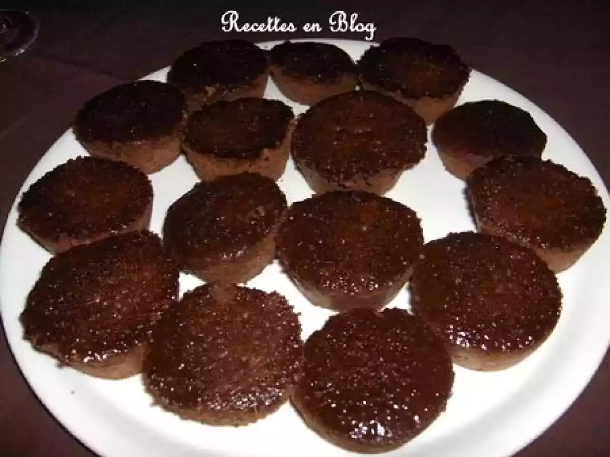 GATEAUX INDIVIDUELS AU CHOCOLAT NOIR ULTRA RAPIDES