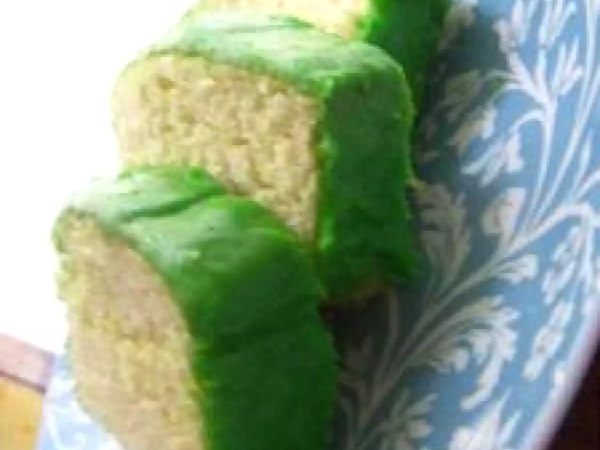 Gateaux nature glaçage citron vert