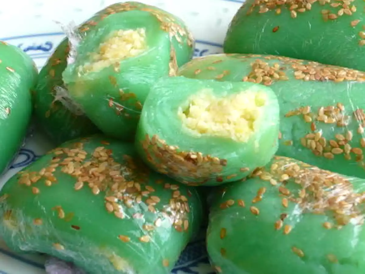 GATEAUX VERTS A LA CREME DE SOJA