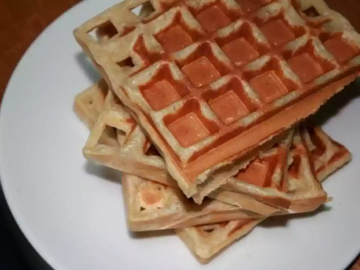 Gauffres à la farine de châtaignes figues et noisettes