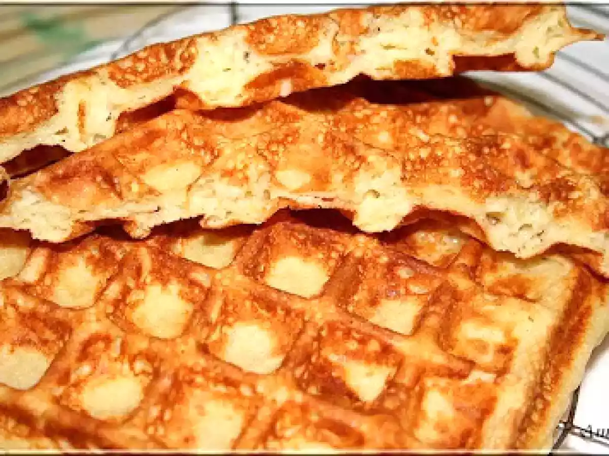 GAUFRE DE POMMES DE TERRE ET MUNSTER