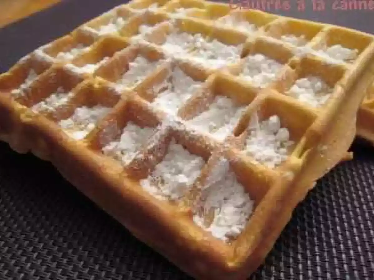 Gaufres à la cannelle