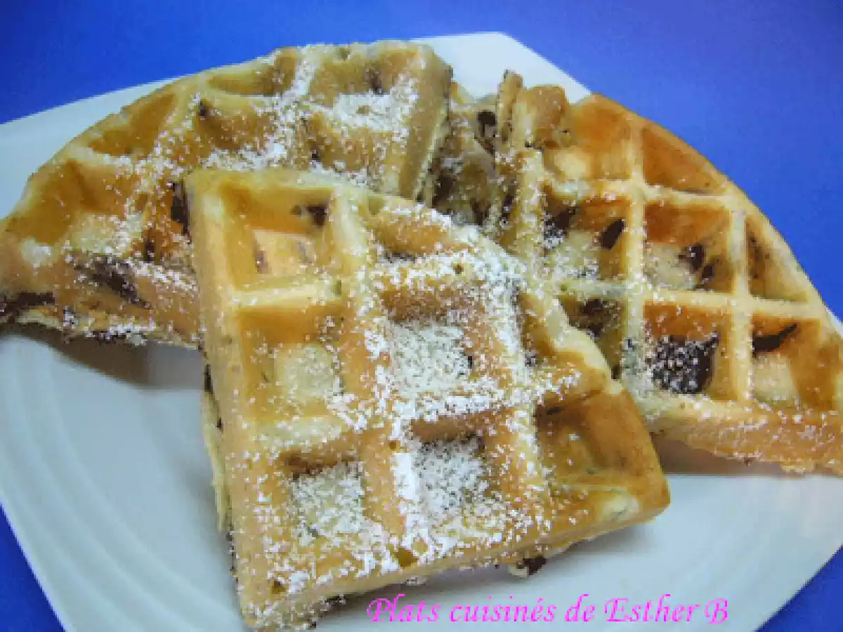Gaufres au babeurre et aux pépites de chocolat - photo 2