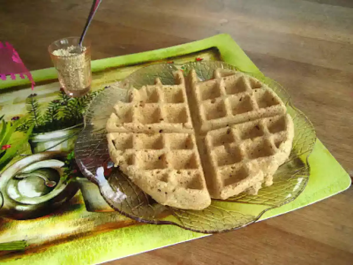 Gaufres au millet et au sésame pour chatouiller les oiseaux annonciateurs de printemps