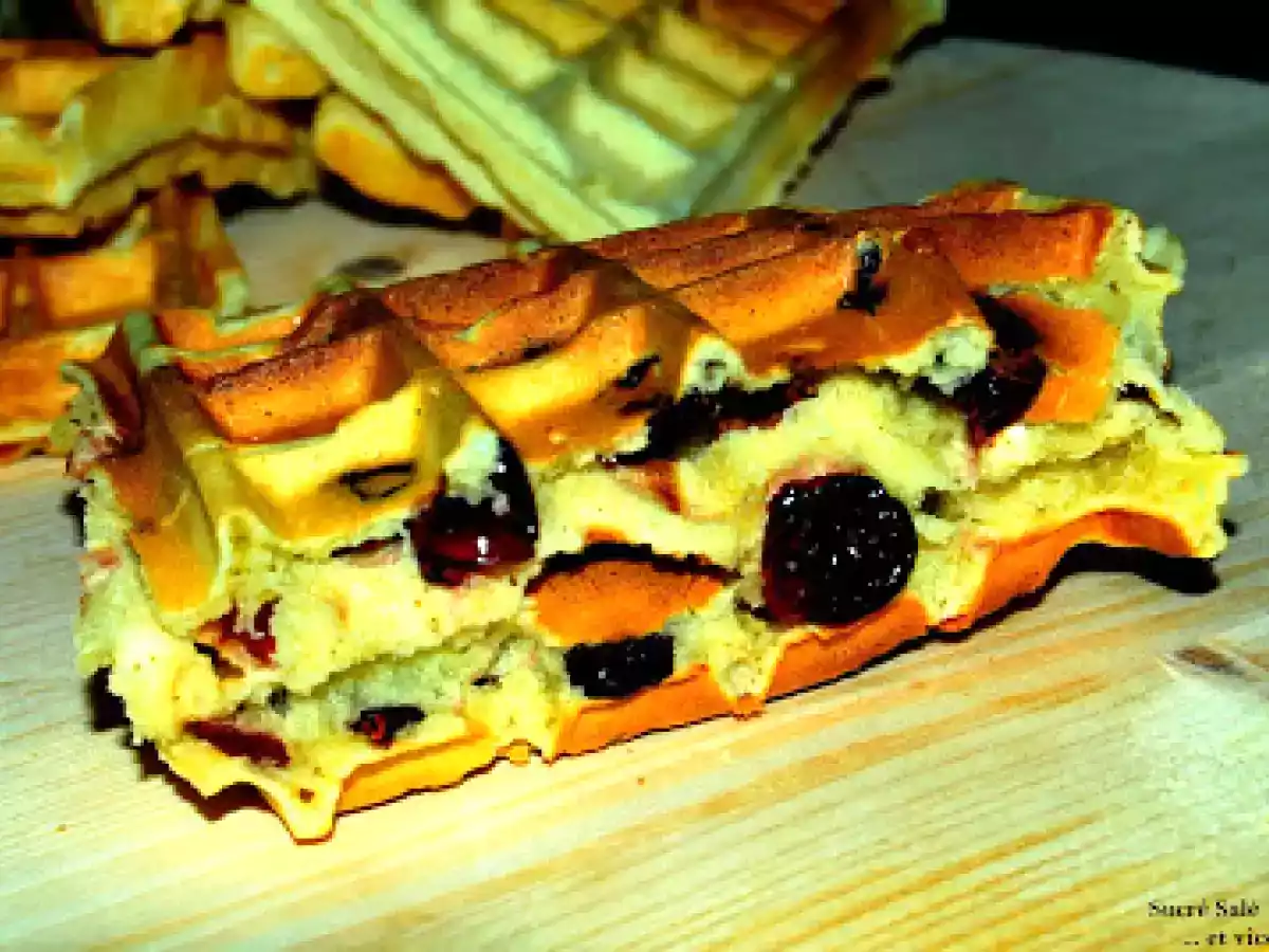 Gaufres aux canneberges