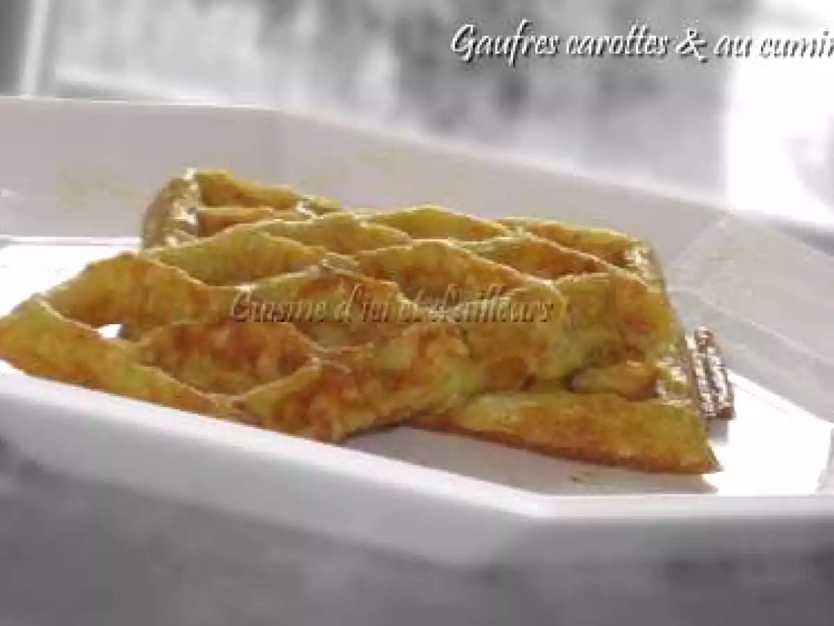 Gaufres aux carottes & cumin - photo 2