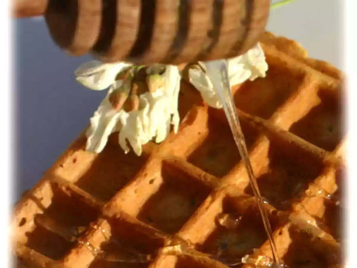 Gaufres aux fleurs d'acacia