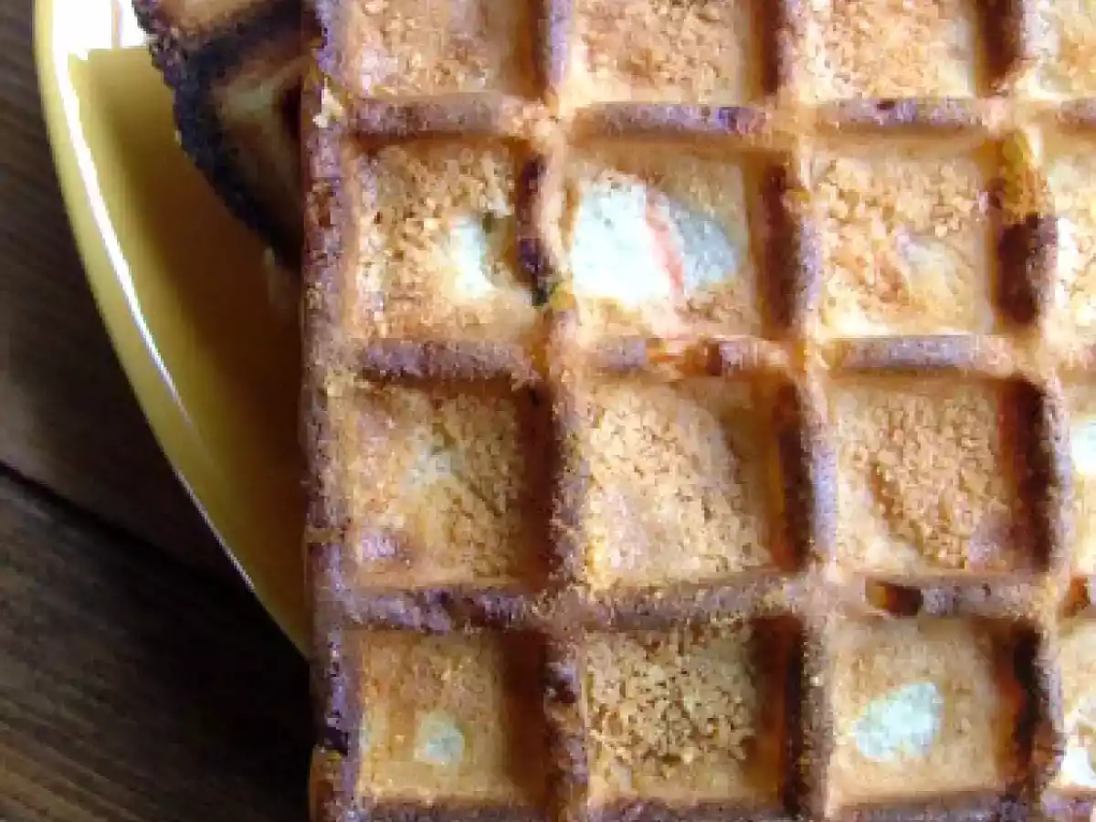 Gaufres aux légumes et au parmesan