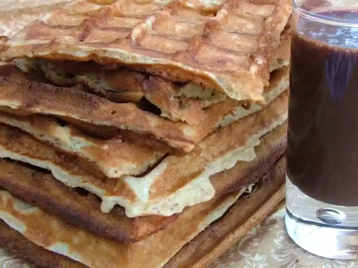 Gaufres aux noisettes & sauce au nutella - photo 2