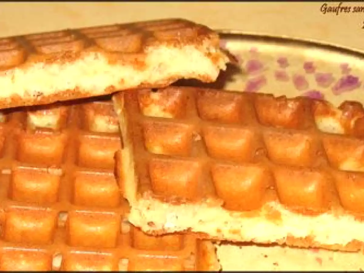 Gaufres croustillantes sans matière grasse - photo 2